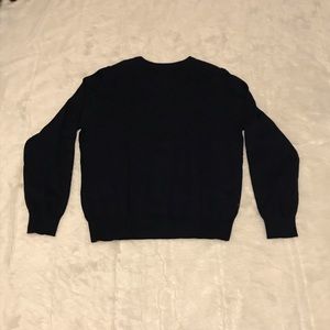 Mens St Johns Bay Navy Blue V Neck 